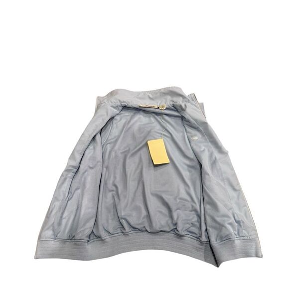 Magnolia Lane Masters Logo Vest Womens M Light Blue Mesh Lined Golf Full Zip - Picture 2 of 4